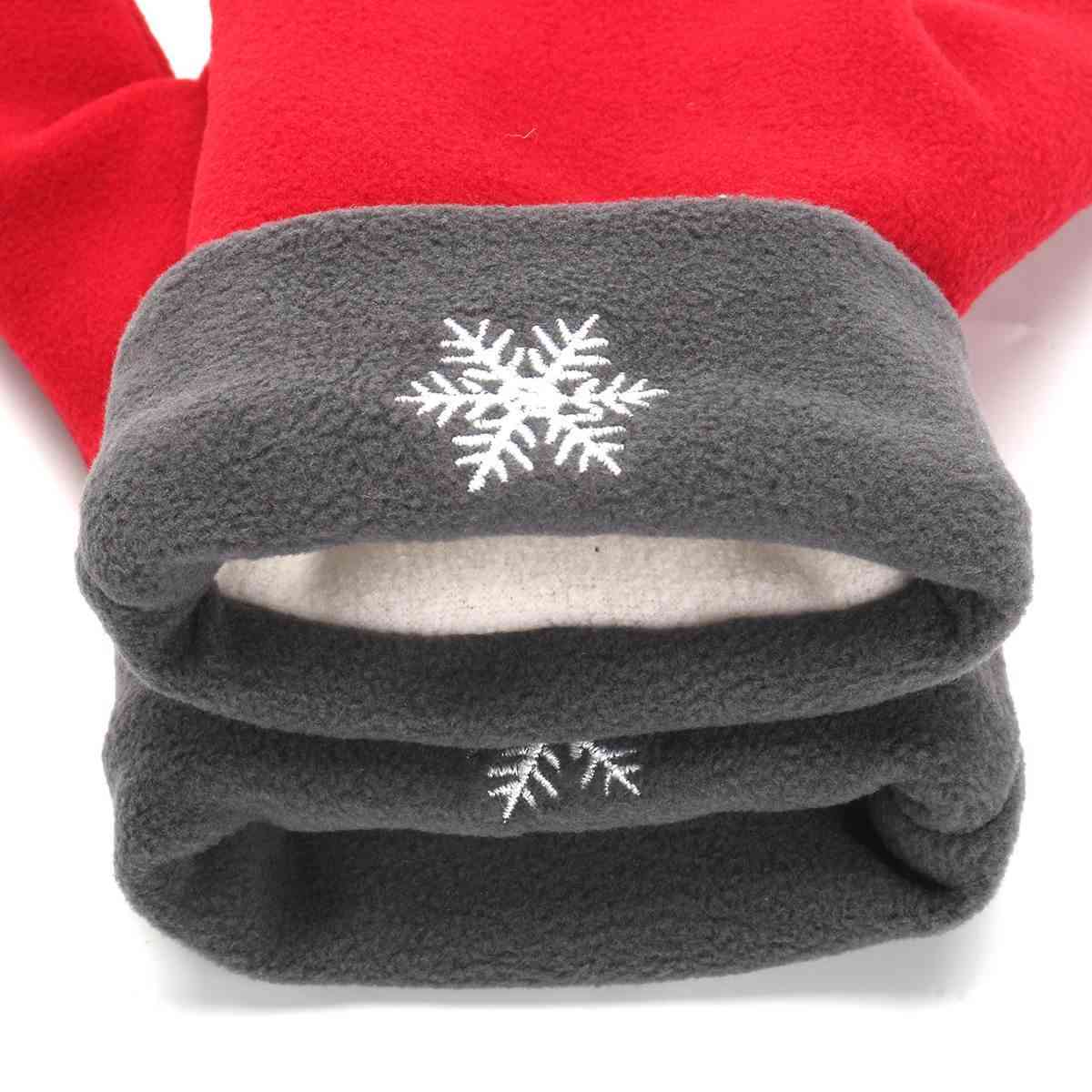 3pcs- Winter Warm, Polar Fleece Thicken, Sweethearts Couple Gloves