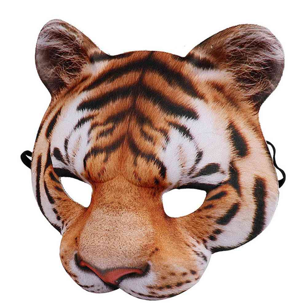 Animal Shape Props Tiger Cosplay Mask