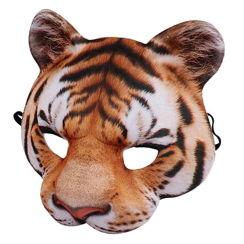 Animal Shape Props Tiger Cosplay Mask