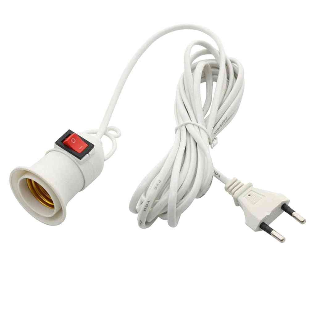 E27 Haning Indoor Plants Garden Lampholder With Cable Eu Plug