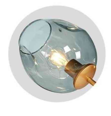 E27- moderne glasspendel, hengende lamper lys (sett-c)