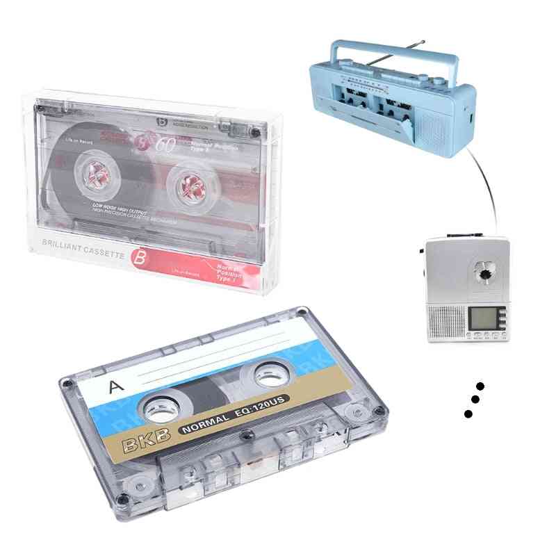 Standard Cassette Blank Tape Player Empty 60 Minutes Magnetic Tape