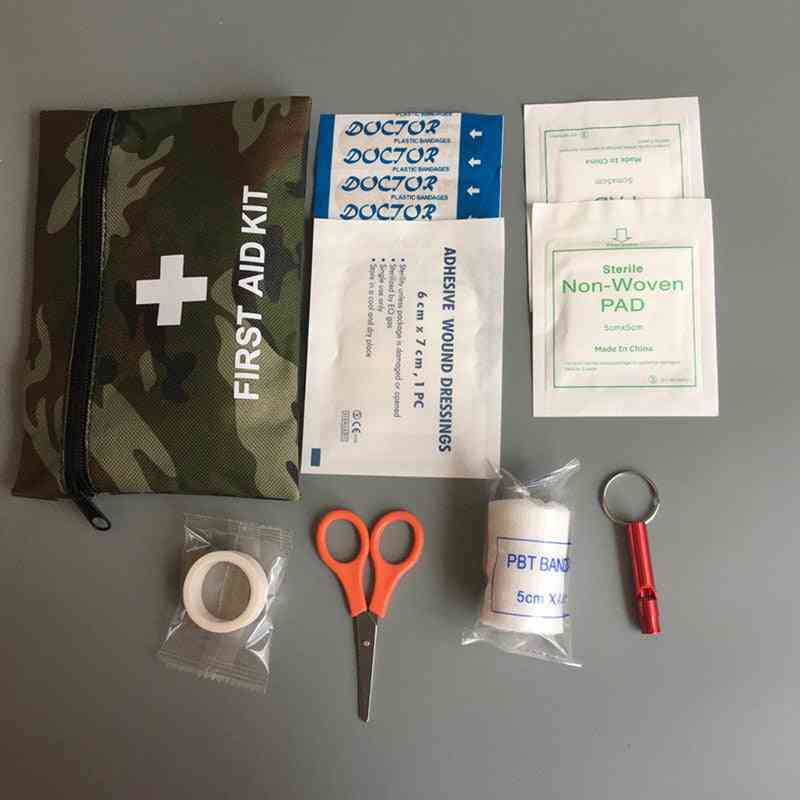 8 Items Emergency Kit Mini Family First Aid Kit