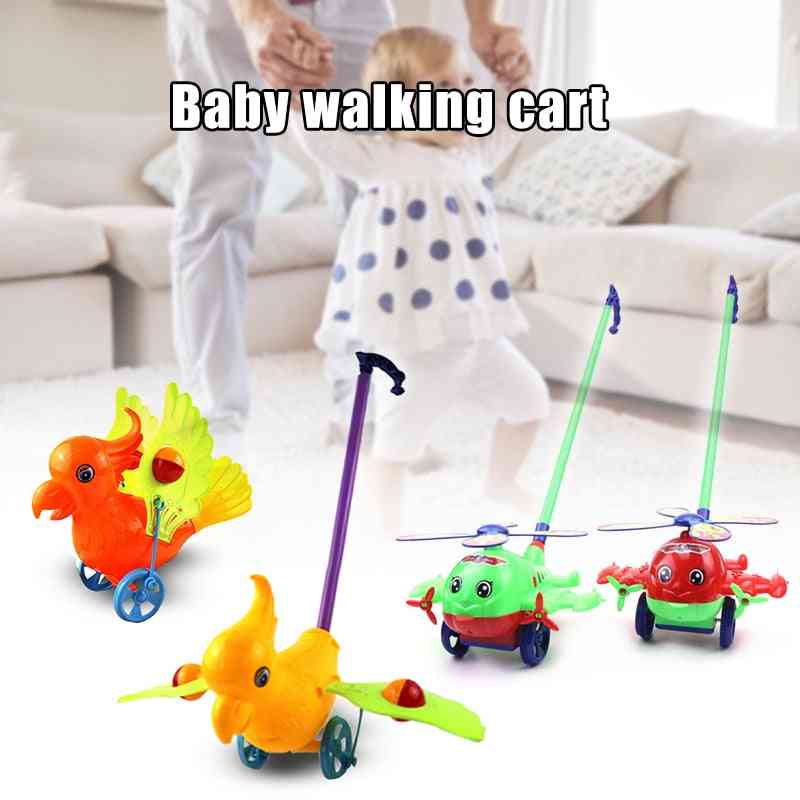 Hojica za učenje dojenčka, malček, učni voziček za hojo, igračka za potiskanje