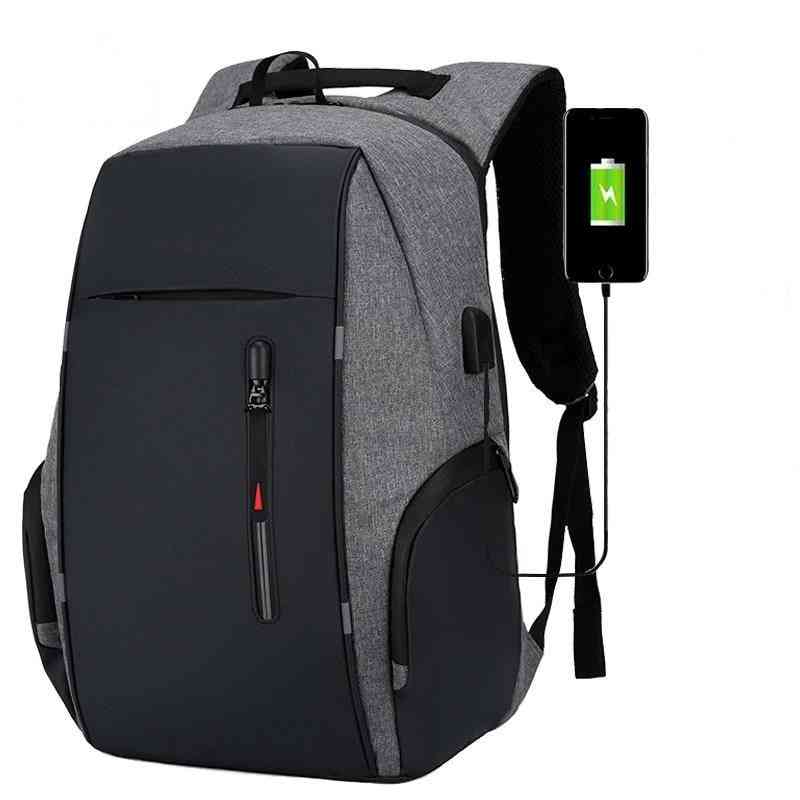 Usb Charging Waterproof 15.6 Inch Laptop Casual Oxford  Bag Backpacks