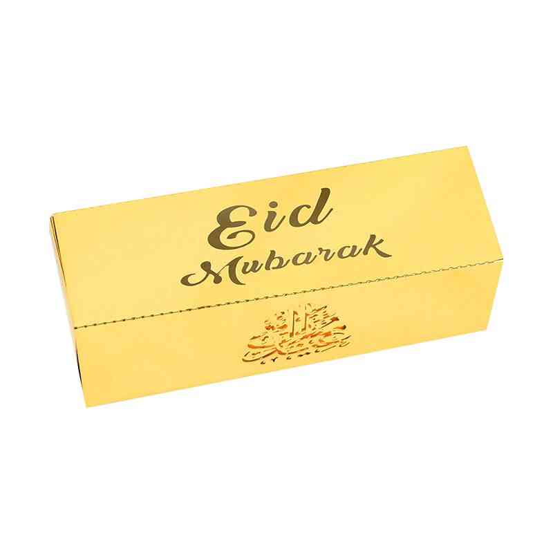 Scatola di caramelle al cioccolato eid mubarak, favore del ramadan kareem, fai da te islamico, festival musulmano, forniture per feste felici al-fitr