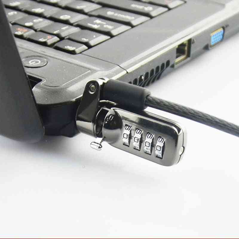 Notebook Laptop Combination Lock Security Cable 4 Digit Password Device