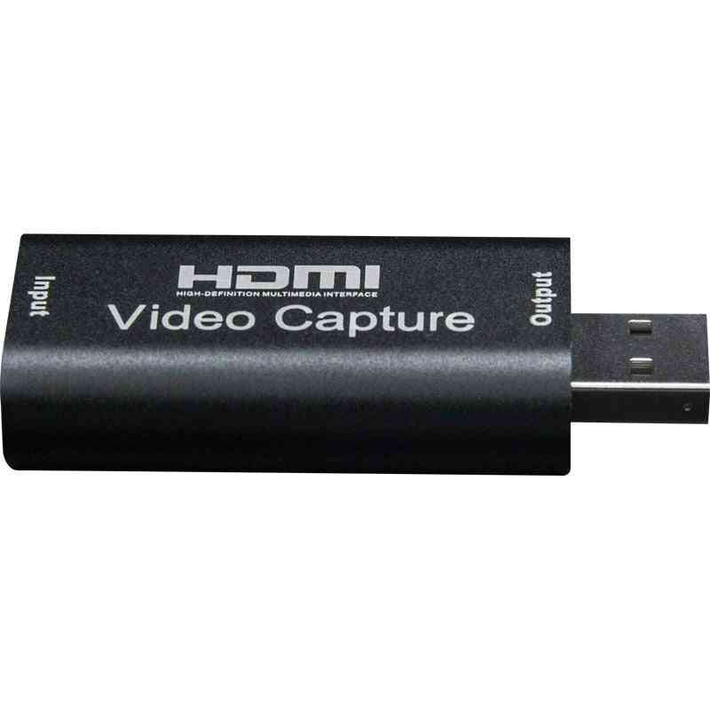 Video Capture Card Dongle 1080p 60fps Hd Recorder Grabber