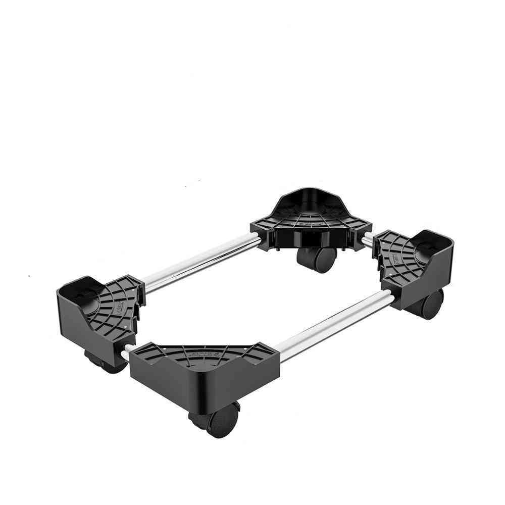 Desktop Computer Tower Stand Cart With 4 Caster Wheels