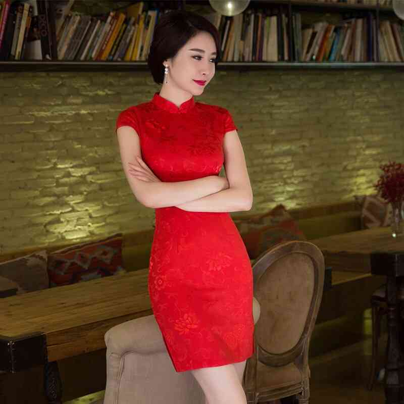 Women's Red Traditional Dresses