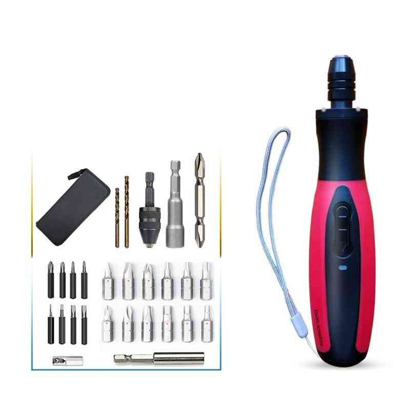 Electric Screwdriver Cordless 2000mah Rechargeable Battery Power Tools