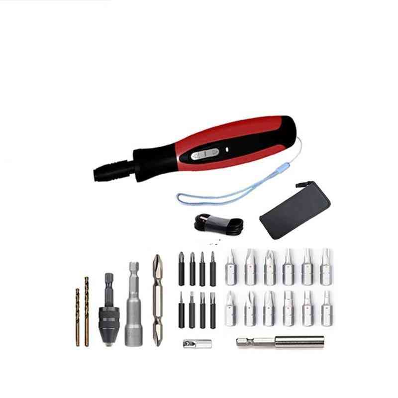 Electric Screwdriver Cordless 2000mah Rechargeable Battery Power Tools