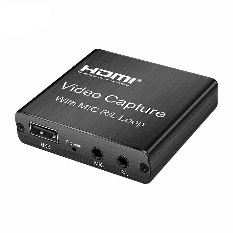 4k Video Capture Card For Live Streaming Hdmi-compatible To Usb