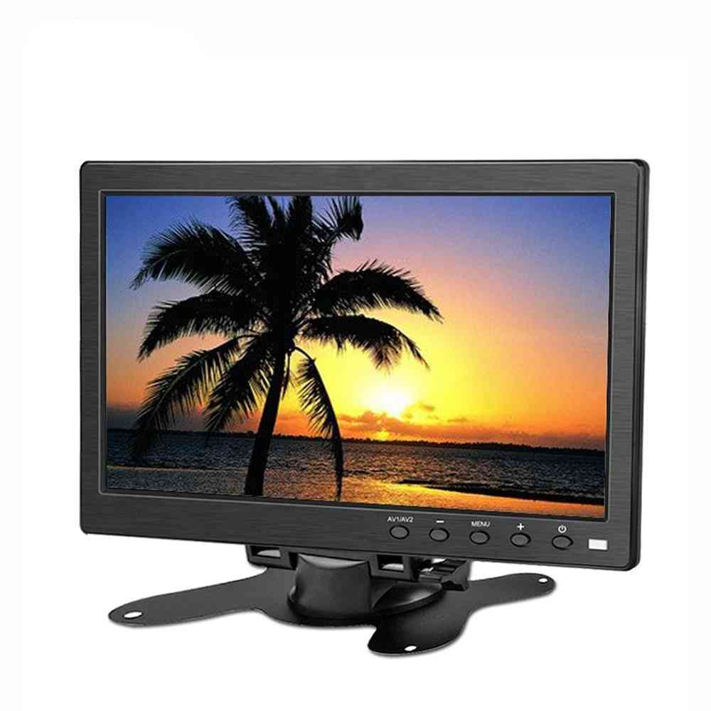 Portable- Hd Monitor Lcd, Tv Display Ps4 With Hdmi Vga, Usb, Av, Bnc