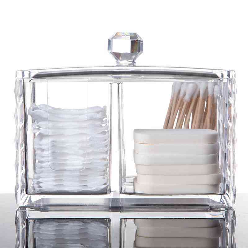 Makeup Swab Box, Pad Organizer, Cosmetics Storage Container