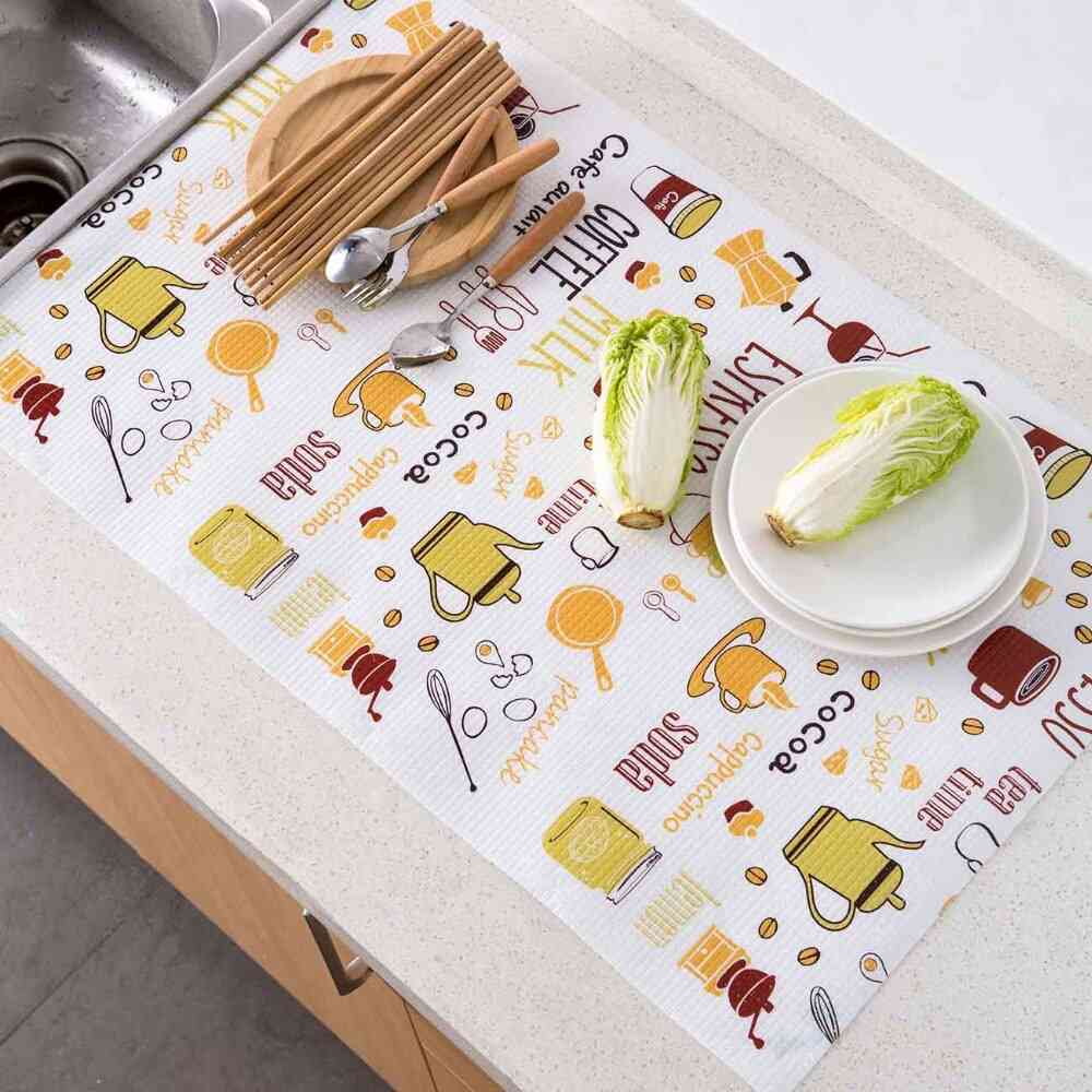 Kitchen Drawer Liner Cabinets Pad, Paper Cupboard Placemat, Household Wardrobe Pad, Thick, Waterproof, Shelf Liner Shoes Cabinet Mat