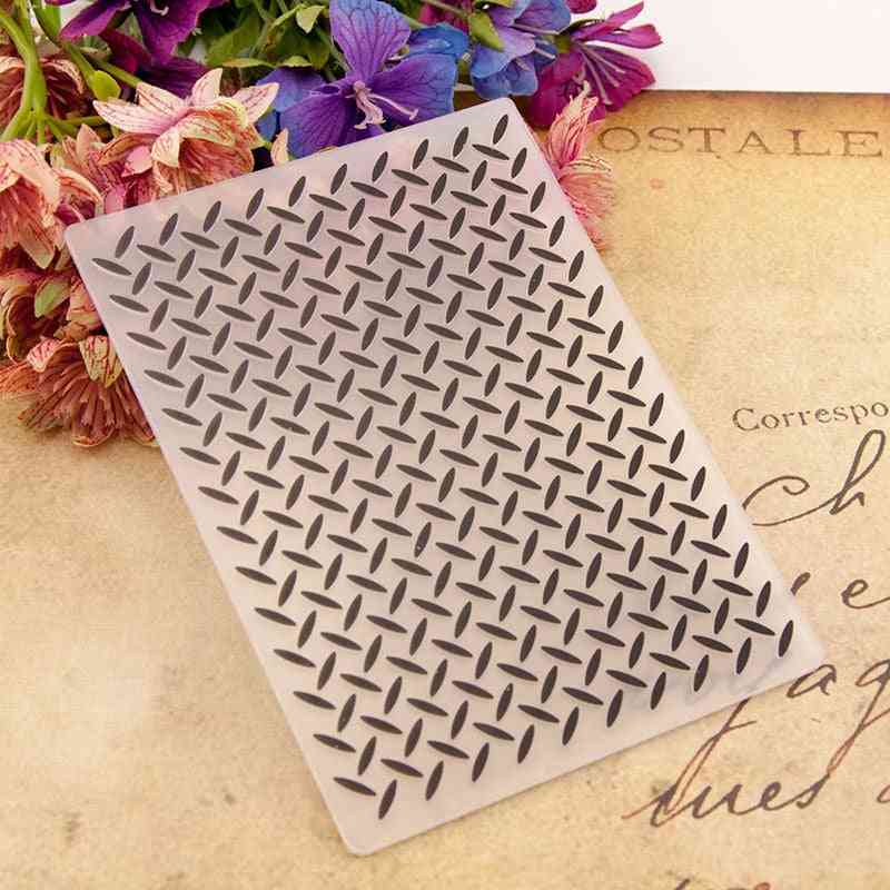 Geometric Background Diy Plastic Embossing Folders For Scrapbooking Paper Craft/ Card Making Decoration Supplies
