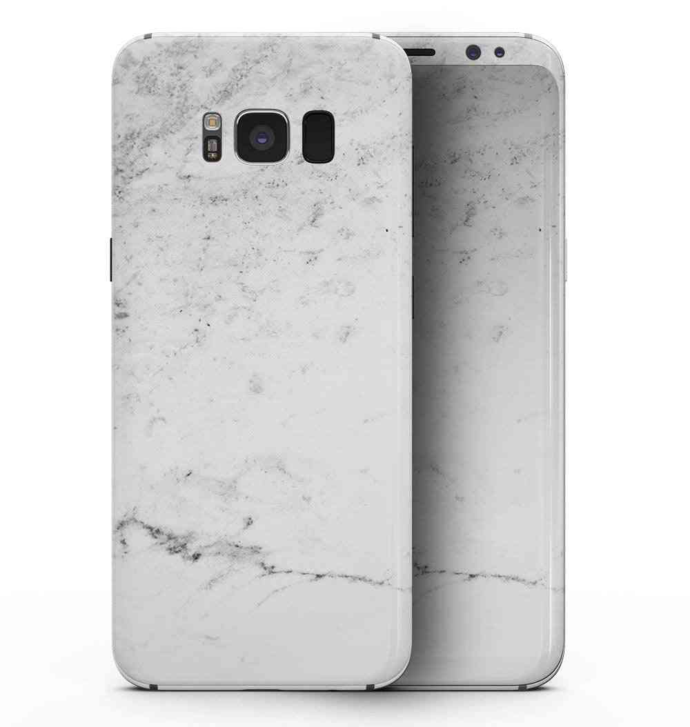 Grungy White Marble  - Samsung Galaxy S8 Full-body Skin Kit