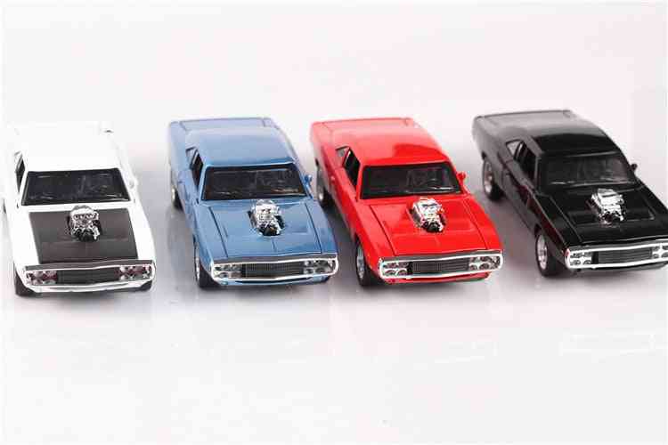 Toy Vehicles Fast And The Furious Dodge Car Model With Sound & Light Collection Car For Boy