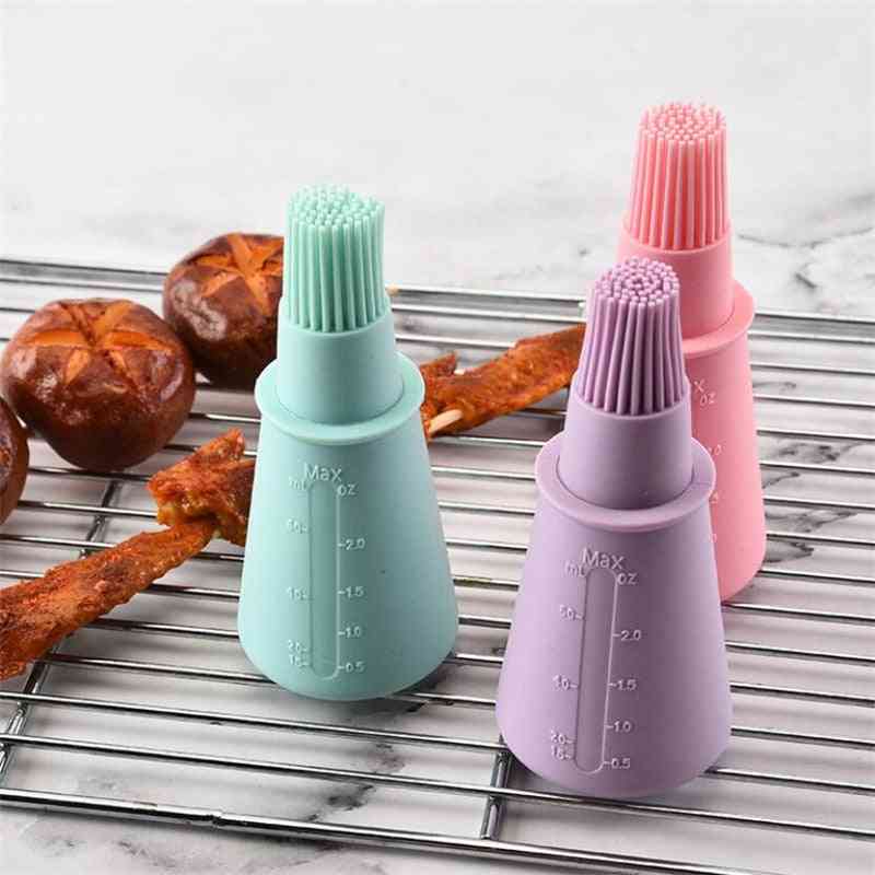 Silicone Kitchen Gadgets, Portable Temperature Resistant Bbq Basting Brushes