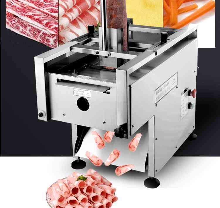 Cross-cut Commercial Automatic Slicer, Hot Pot Restaurant, Special Beef, Lamb Meat Planing Machine