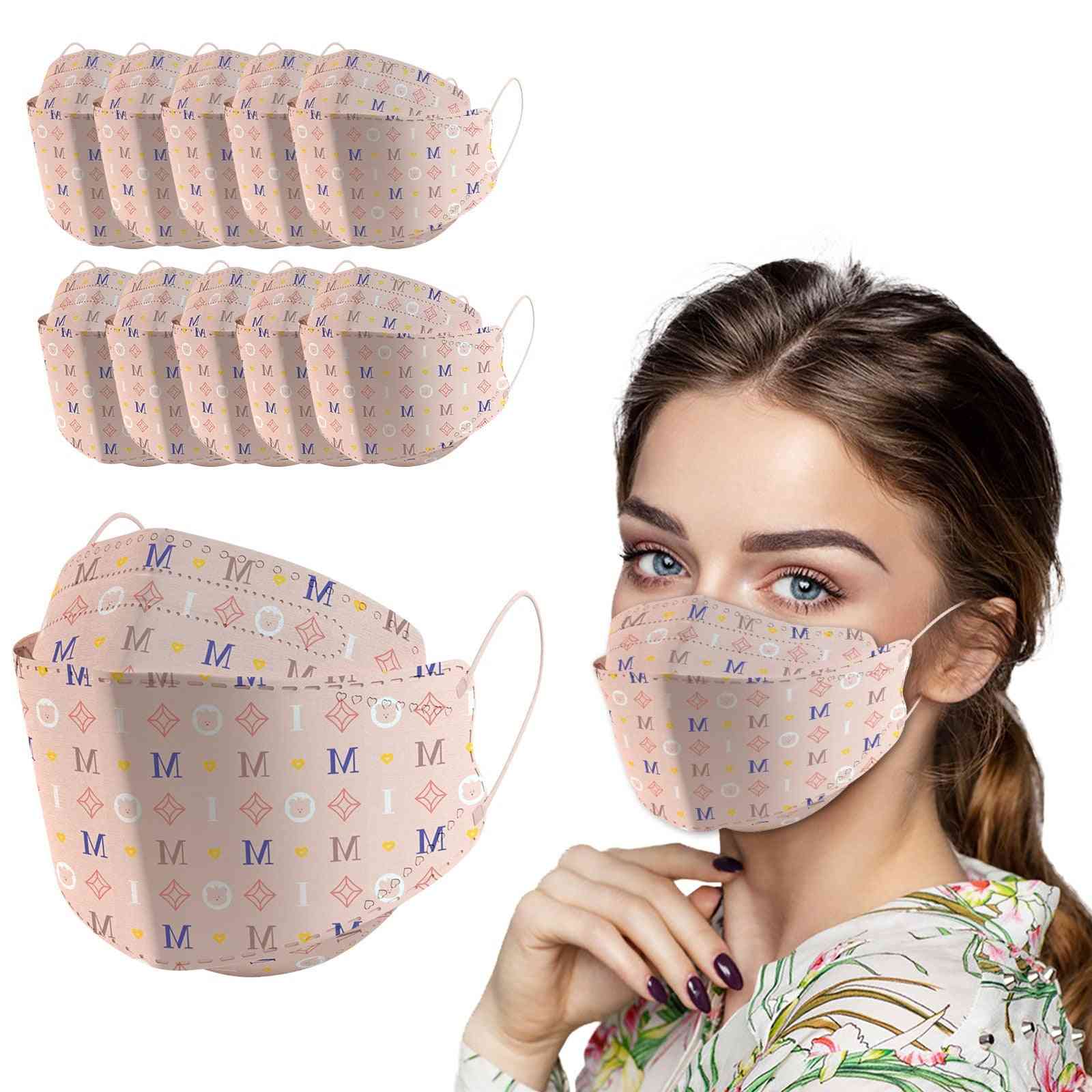 Non-woven Fabric Facial 3 Layers Personal Face Mouth Masks