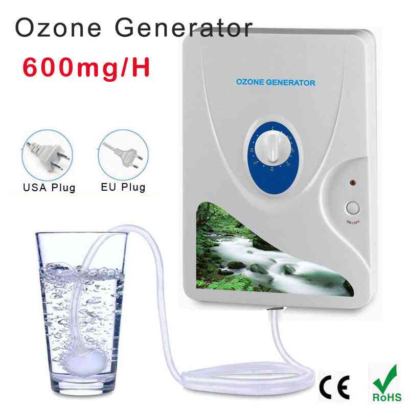 Portable Active Ozone Generator, Sterilizer, Air Purifier, Purification Fruit Vegetables, Water Food Preparation