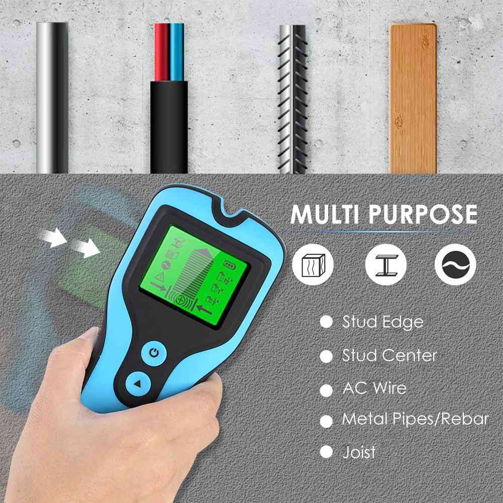 Wall Scanner- Pipe Finder And Wire Detector, Electronic Stud Locator Tools