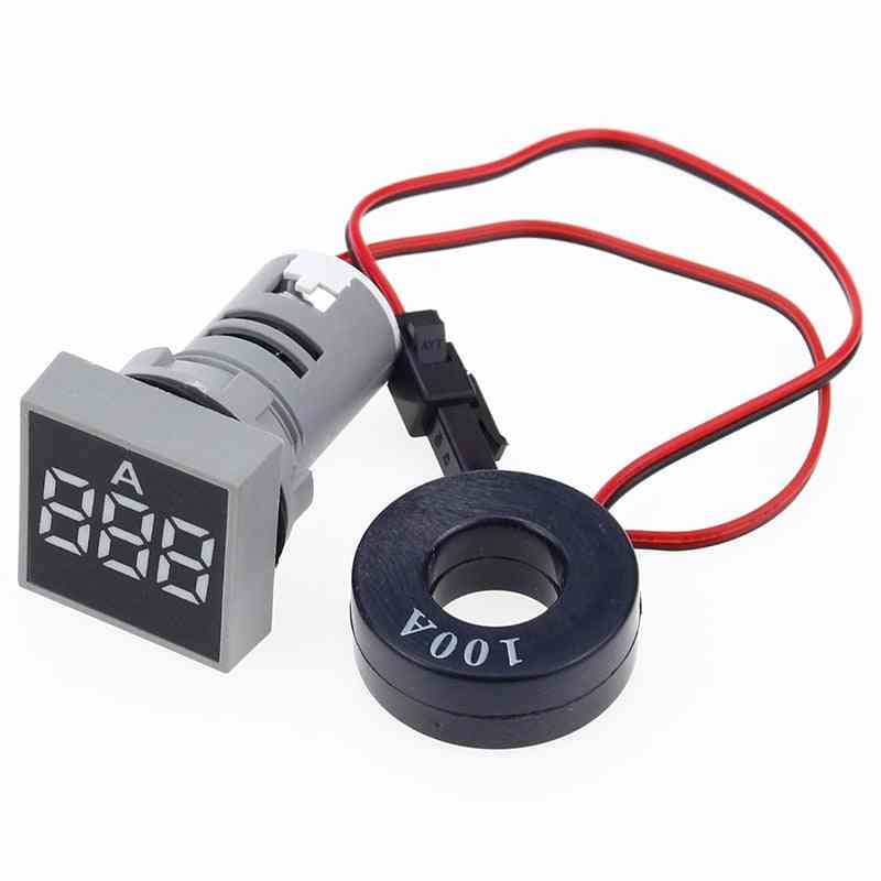 Digital Current Meter/voltage Meters Indicator Led Lamp Square Signal Light