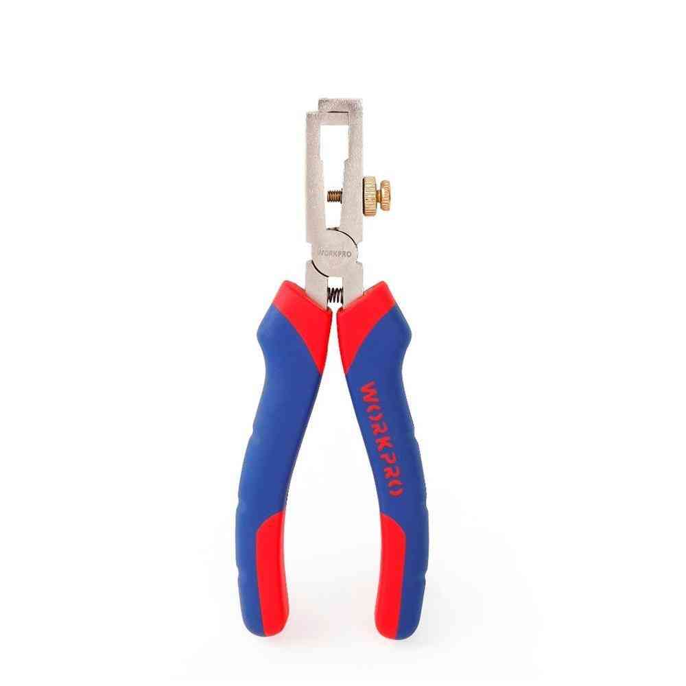 Wire Stripper Pliers Crimping Cable Cutter Carbon Steel Tool