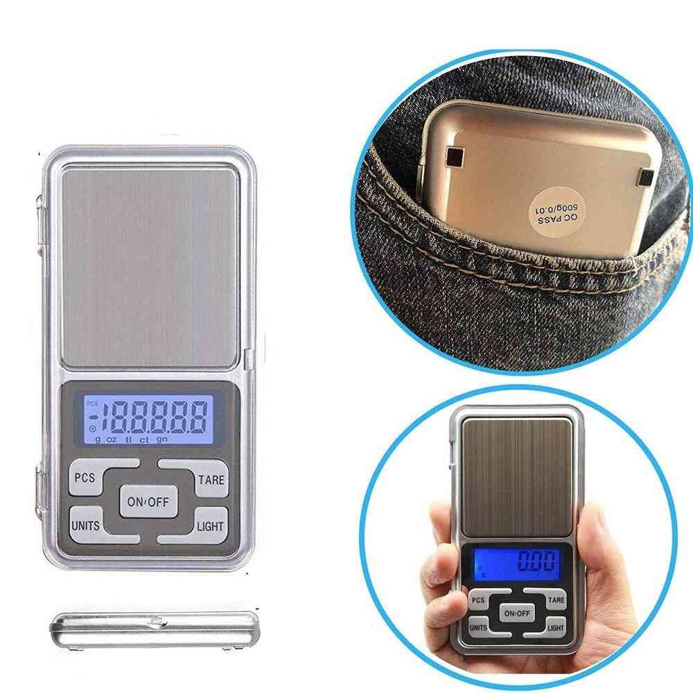 Pocket Digital Scale For Gold Sterling Silver Jewelry Balance Gram