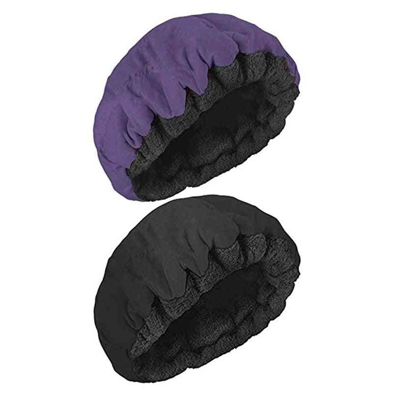 Microwavable, Micro-hair Thermal Treatment Caps For Styling Tools