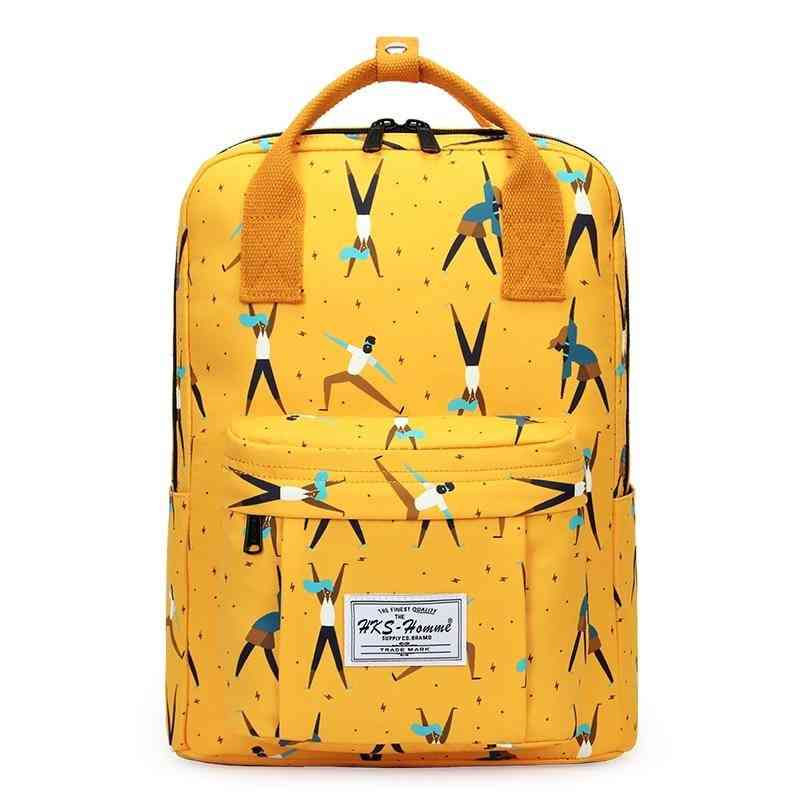 Women Canvas Backpacks Waterproof School Bags