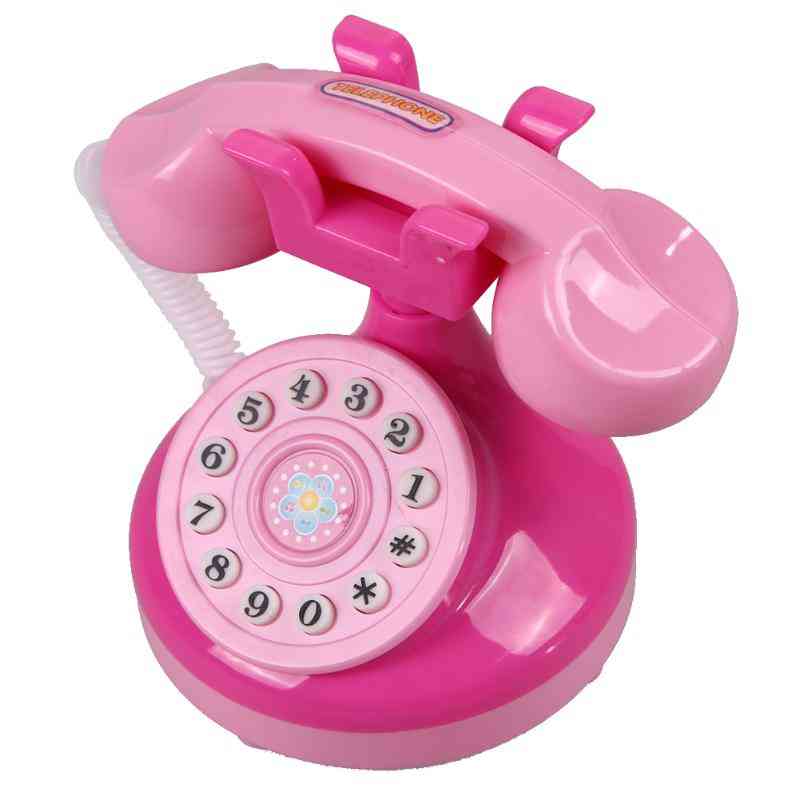 Educational Pink Phone Pretend Play Toy