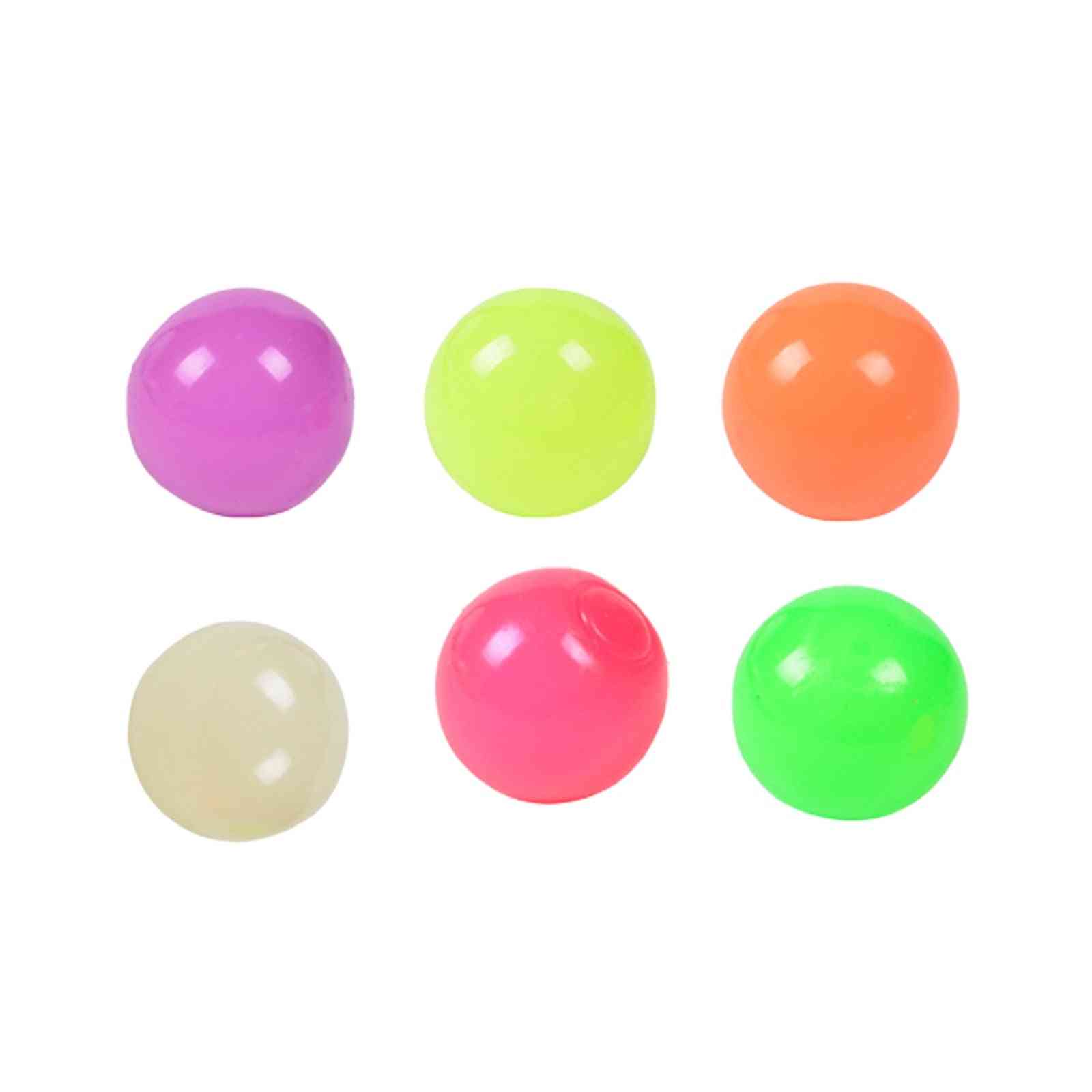 Wall Balls Fun Stress Relief Squeeze Stretchy Luminous Toy