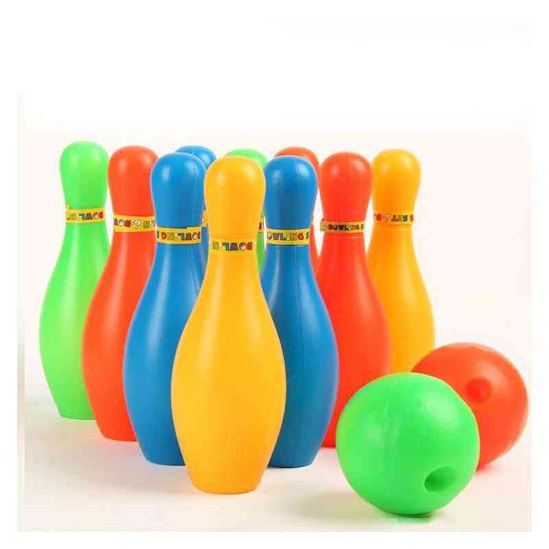 Height Bowling Bottle Set 5.5cm Diameter, Colorful Sports Toy