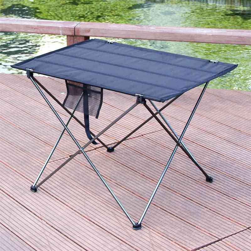 Foldable Table Outdoor Furniture Portable Camping Picnic Computer Tables Ultra Light Anti Slip Folding Desk Aluminium Alloy