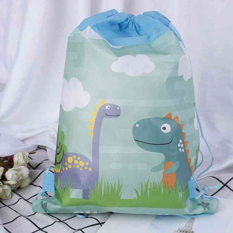 Non-woven Fabric Baby Shower Clothings Drawstring Bags / School Backpacks