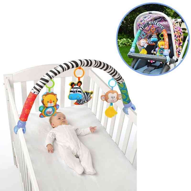 Animals- Tots Cots Rattles, Seat Stroller Bed, Crib Hanging For Baby