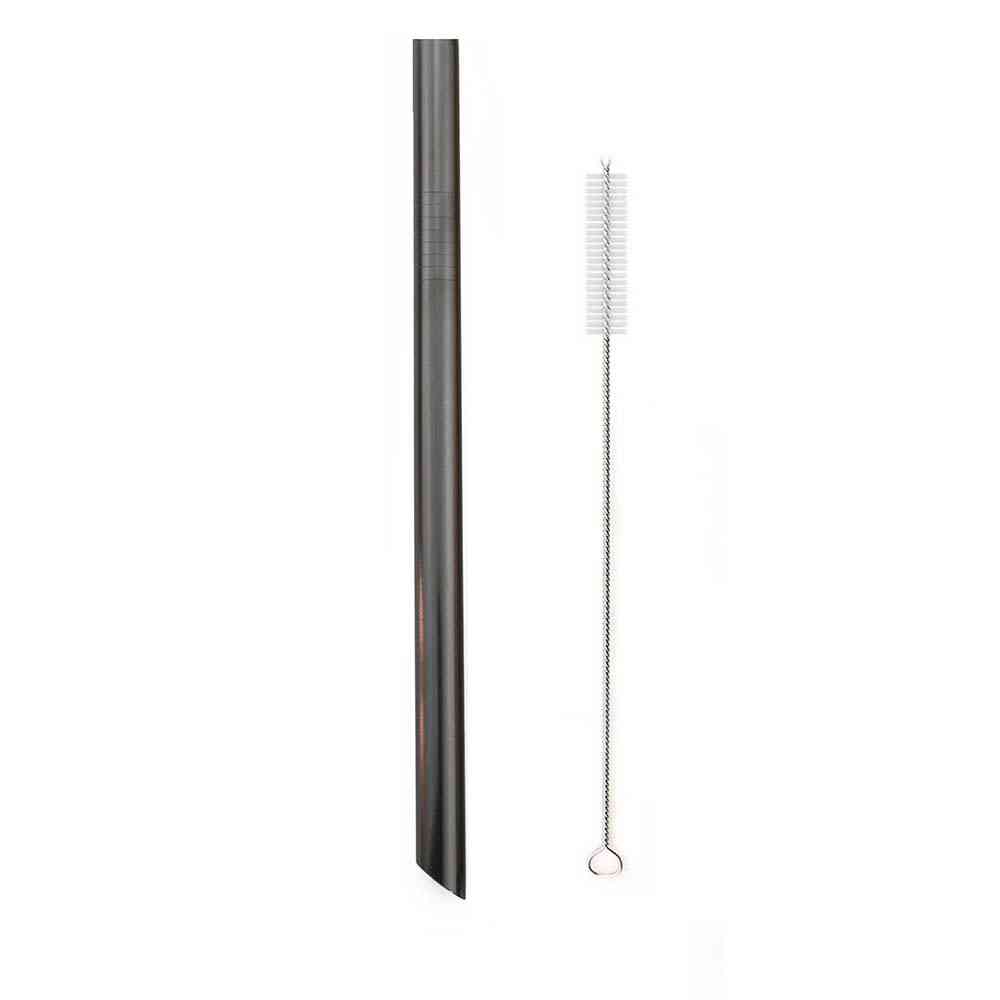 Reusable Drinking Straw Set With Cleaner Brush