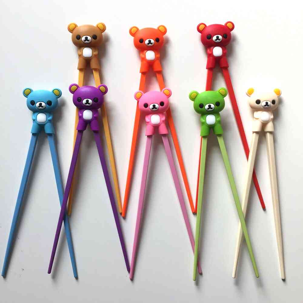 Multi-colour Cute Bear Panda Cat Learning Training Chopsticks
