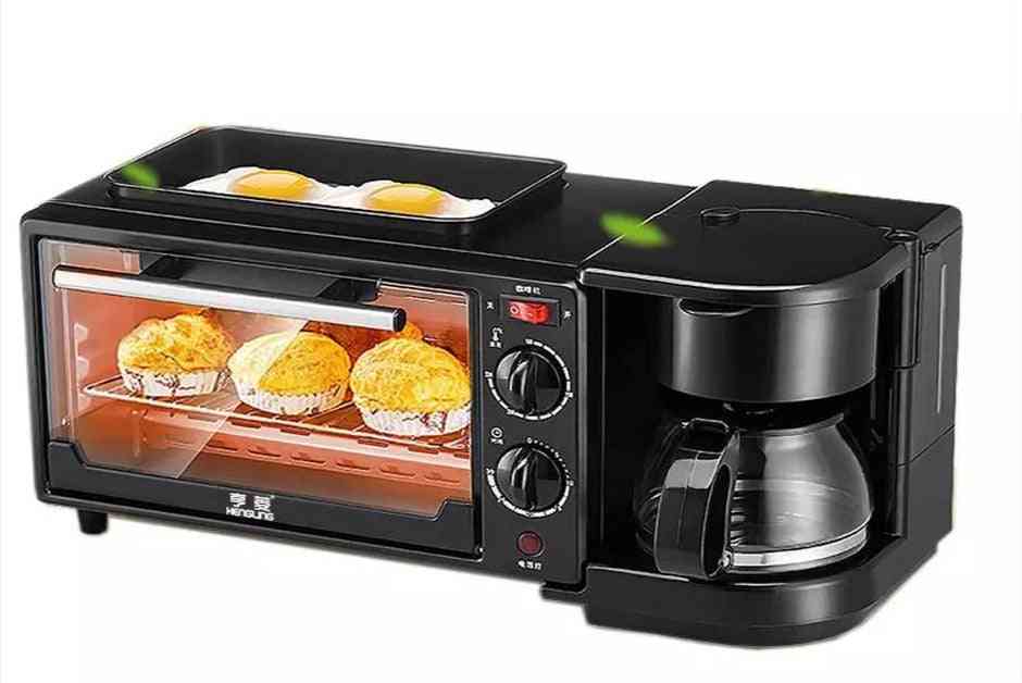 Multi-functional 600w 3 In 1 Coffe Machine/oven And Toaster