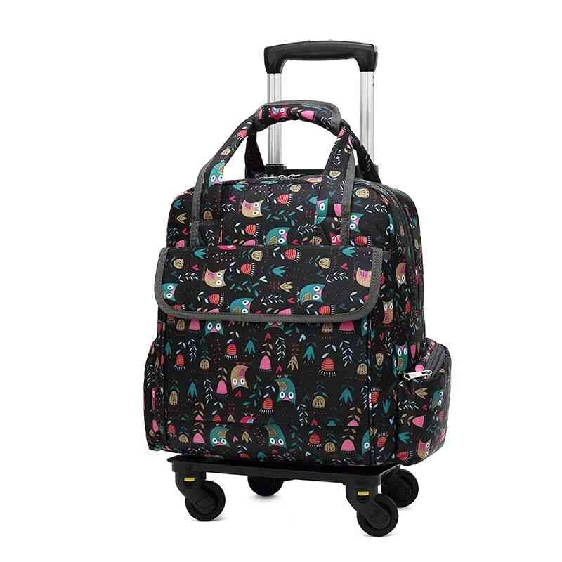 Detachable- Trolley Handbag, Rolling Luggage Suitcases