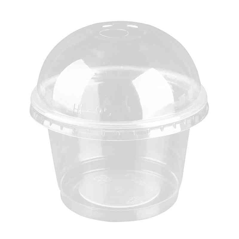 Transparent Disposable Plastic Cups With Lids