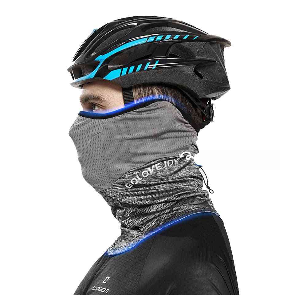 Mustat talvikorkit, juoksuhuivi, UV-suojatut päähineet polkupyörän naamio