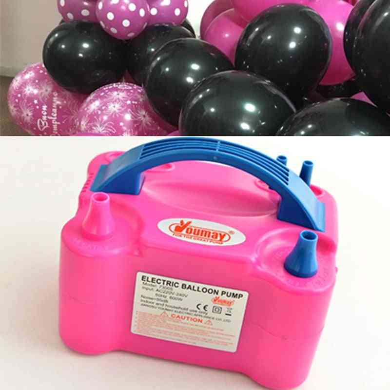 Double Holes Inflatable Electric Balloon Pump