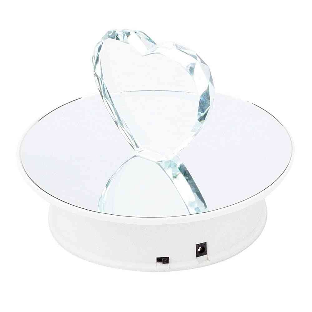 Stylish Mirror Surface Electric Motorized Rotating Display Turntable