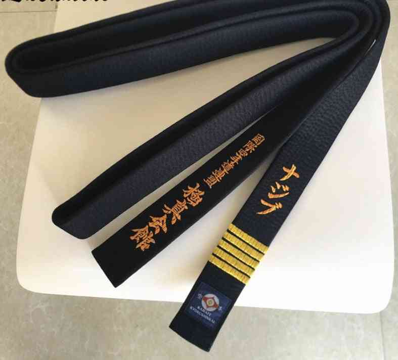 Single-sided Embroidery, Karate Black Belt
