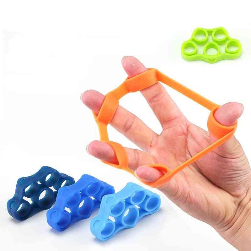 Finger Grip Silicone Ring Exerciser Resistance Band Fitness Stretcher 3 Levels