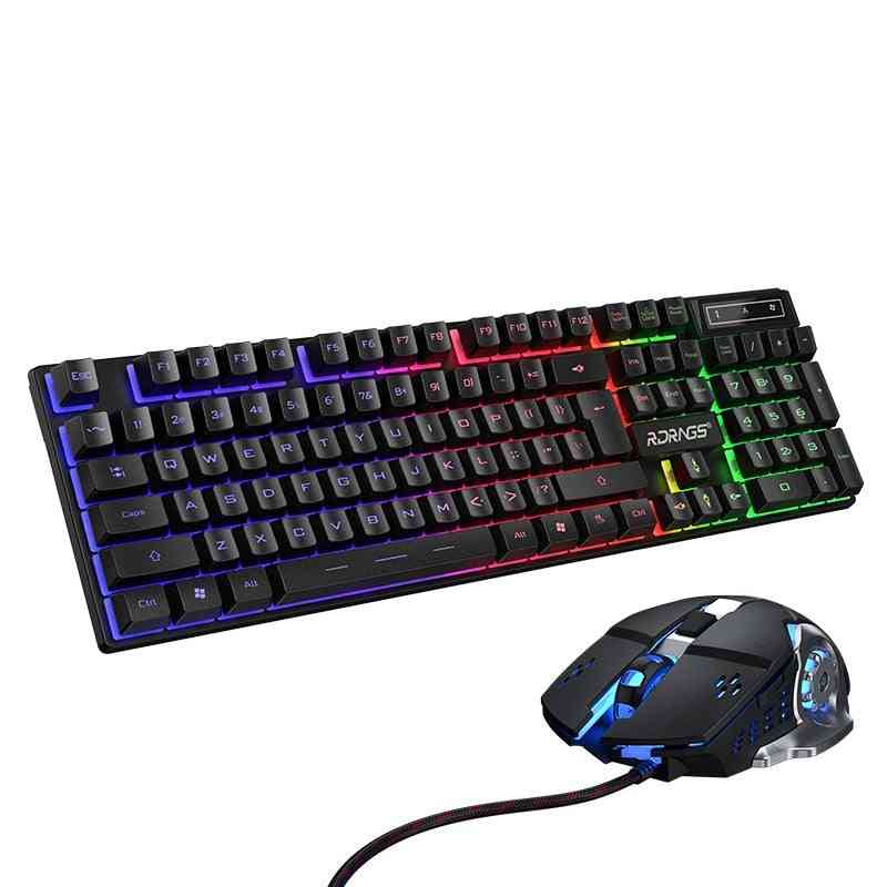 Wired Gaming Keyboard &mouse Gamer Kit